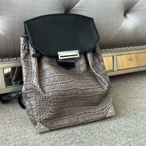 Alexander Wang Croco Backpack